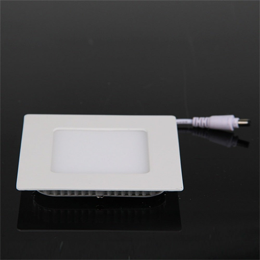 Newest 18W Day White LED Recessed Downlight Square Flat Thin Ceiling Panel Light Dimmable Downlight