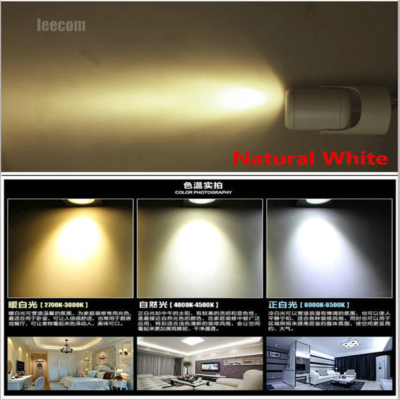 LED Downlight 5w 7w Super Bright Spot Light 180 Degree Rotation Ceiling Lamp led Downlights
