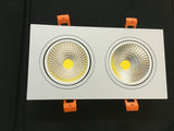 Spotlight 4pcs 2*7w 85-265v 110v 220v Recessed Cob Led Downlight Led Spot Light Led Ceiling Downlight Lamp