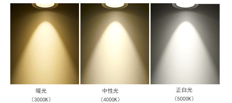 Dimmable Led Downlight Embedded Spotlight 3W 5W 7W 9W 12W Home Dining Living Room Indoor Lighting Ceiling Lamp Recessed Light