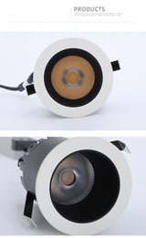 Dimmable Led Downlight Embedded Spotlight 3W 5W 7W 9W 12W Home Dining Living Room Indoor Lighting Ceiling Lamp Recessed Light