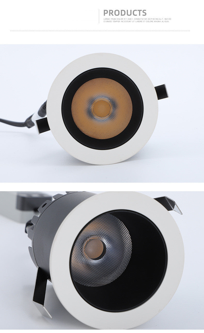 Dimmable Led Downlight Embedded Spotlight 3W 5W 7W 9W 12W Home Dining Living Room Indoor Lighting Ceiling Lamp Recessed Light