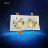Spotlight 4pcs 2*7w 85-265v 110v 220v Recessed Cob Led Downlight Led Spot Light Led Ceiling Downlight Lamp