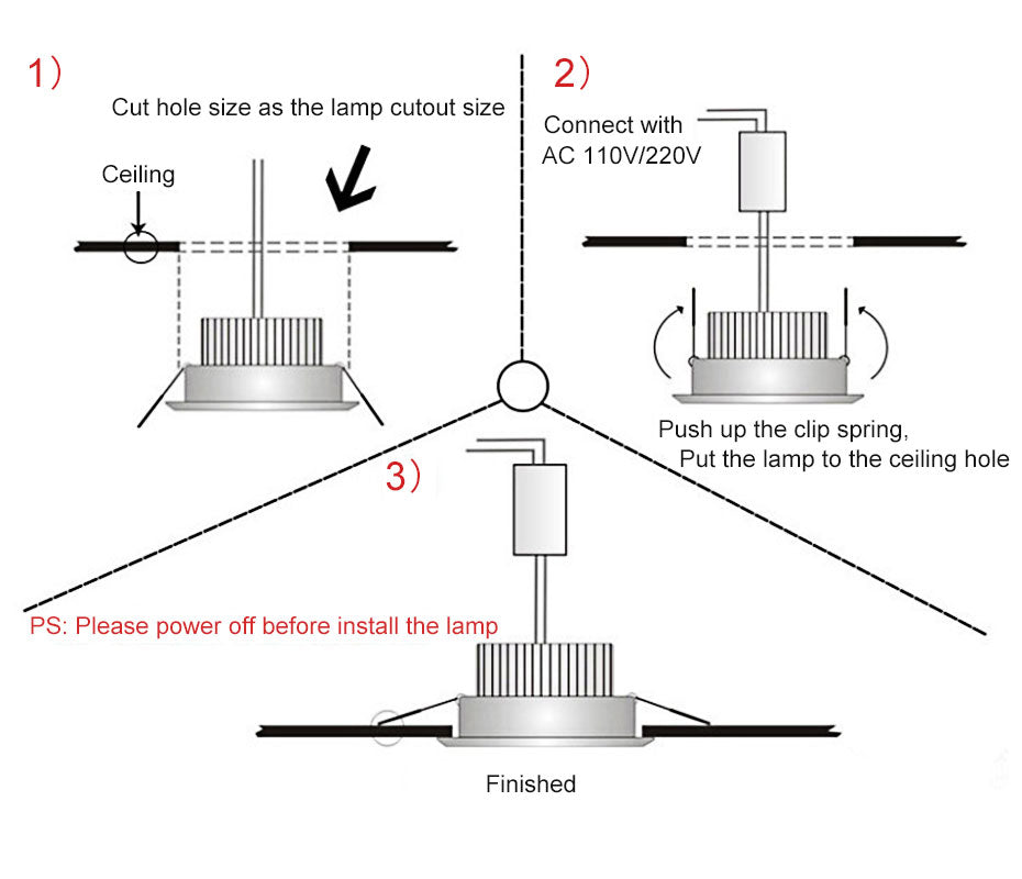 GX53 Bulb Recessed Spot Lamp Led Downlight Bulb Replaceable Ceiling Lamp Lighting Angle 45 degree Rotate For Living Room Bedroom