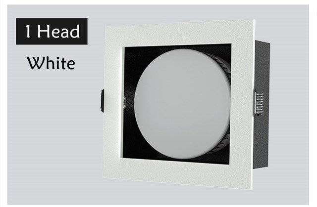 GX53 Bulb Recessed Spot Lamp Led Downlight Bulb Replaceable Ceiling Lamp Lighting Angle 45 degree Rotate For Living Room Bedroom