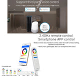 Miboxer Square RGB+CCT 9W LED Downlight FUT064 AC 100V 220V Indoor Panel lighting spotlight ceiling lamp 2.4G Remote APP Control