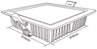 Miboxer Square RGB+CCT 9W LED Downlight FUT064 AC 100V 220V Indoor Panel lighting spotlight ceiling lamp 2.4G Remote APP Control