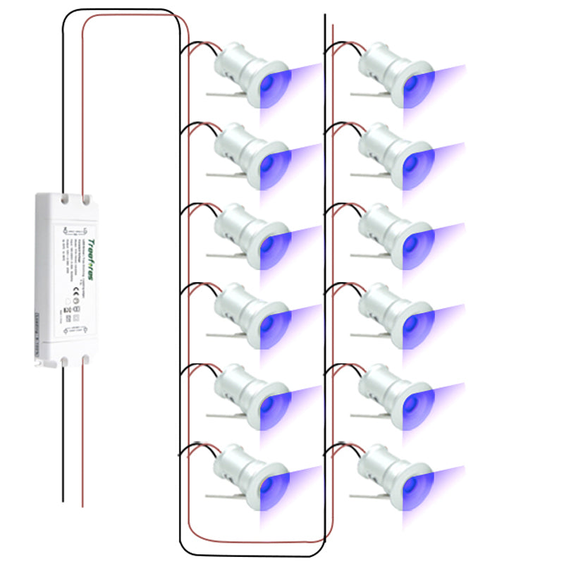 Outdoor LED Spot Light  For Hotel Garden Project Landscape Lighting 1W 12V Lamp 15mm Display Wine Jewelry Spot Downlight
