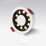 QIUBOSS Modern LED Grille Light AC220V Recessed Led Downlight Dimmable Household Spotlight 30W Embedded Lighting Lamp for Indoor