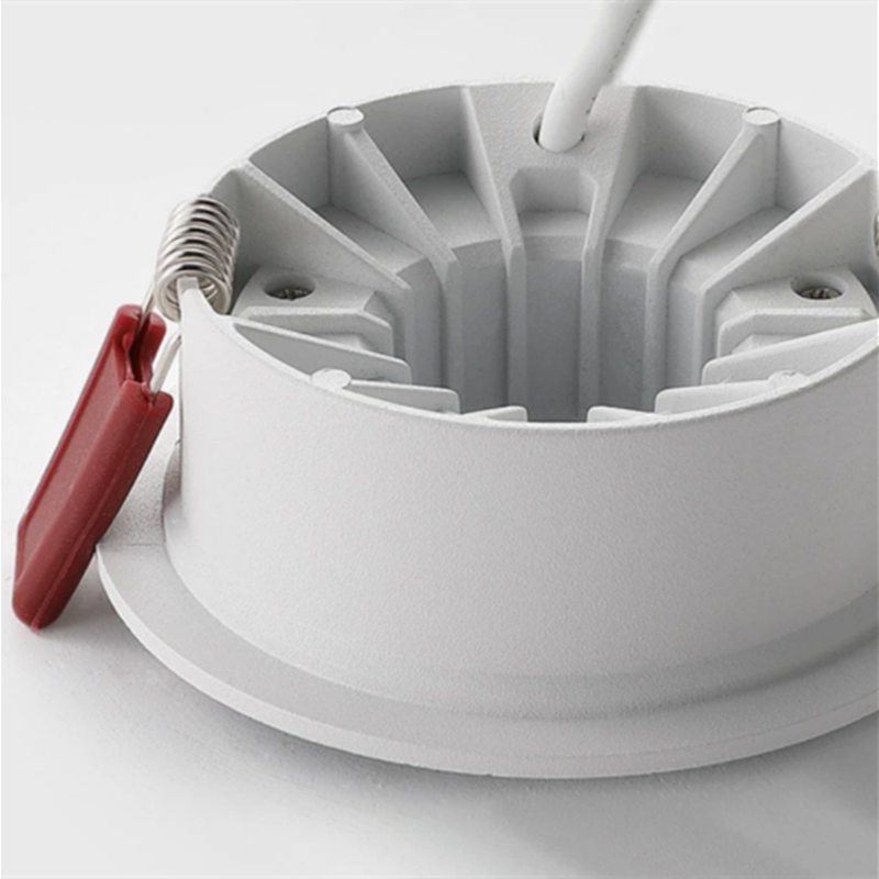 QIUBOSS Modern LED Grille Light AC220V Recessed Led Downlight Dimmable Household Spotlight 30W Embedded Lighting Lamp for Indoor