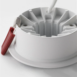 QIUBOSS Modern LED Grille Light AC220V Recessed Led Downlight Dimmable Household Spotlight 30W Embedded Lighting Lamp for Indoor