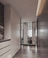 QIUBOSS Modern LED Grille Light AC220V Recessed Led Downlight Dimmable Household Spotlight 30W Embedded Lighting Lamp for Indoor