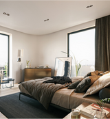 QIUBOSS Modern LED Grille Light AC220V Recessed Led Downlight Dimmable Household Spotlight 30W Embedded Lighting Lamp for Indoor