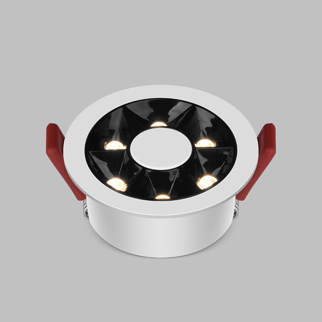 QIUBOSS Modern LED Grille Light AC220V Recessed Led Downlight Dimmable Household Spotlight 30W Embedded Lighting Lamp for Indoor