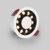 QIUBOSS Modern LED Grille Light AC220V Recessed Led Downlight Dimmable Household Spotlight 30W Embedded Lighting Lamp for Indoor