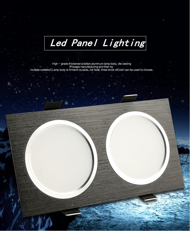 Dimmable high quality LED Ceiling light down light 16W 20W 24W recessed LED Spotlight decoration Ceiling lamp LED downlight Cold White
