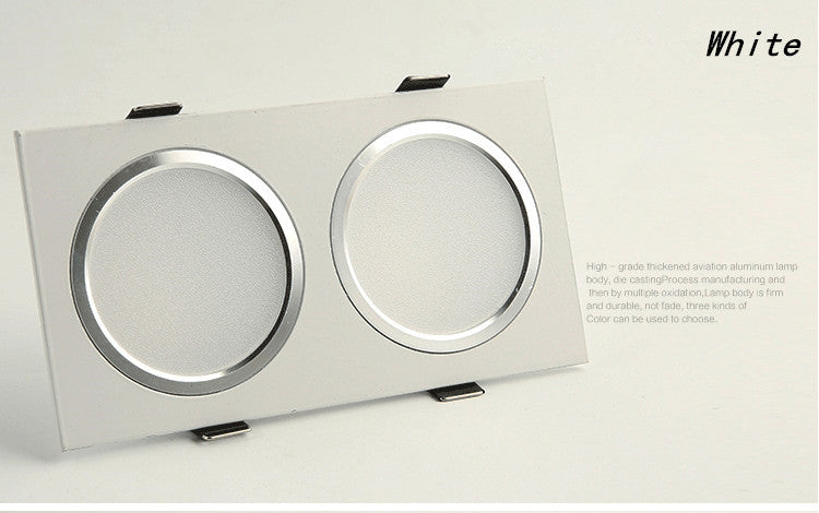 Dimmable high quality LED Ceiling light down light 16W 20W 24W recessed LED Spotlight decoration Ceiling lamp LED downlight Cold White