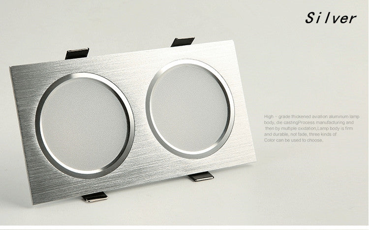 Dimmable high quality LED Ceiling light down light 16W 20W 24W recessed LED Spotlight decoration Ceiling lamp LED downlight Cold White