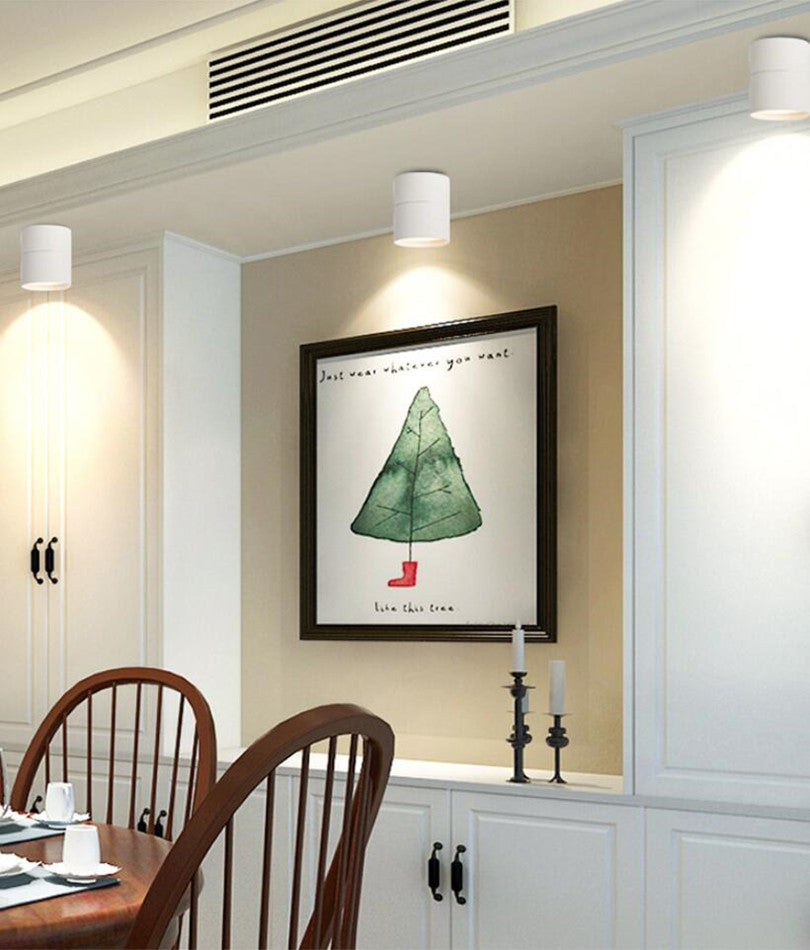 Dimmable 15W 20W LED Track Light Foldable Rotatable Surface Mounted LED Ceiling Lamp Downlight Rail Spotlight White Black Body