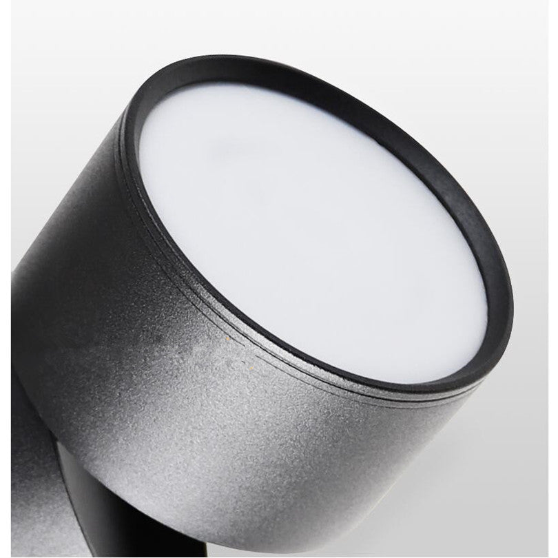 Dimmable 15W 20W LED Track Light Foldable Rotatable Surface Mounted LED Ceiling Lamp Downlight Rail Spotlight White Black Body