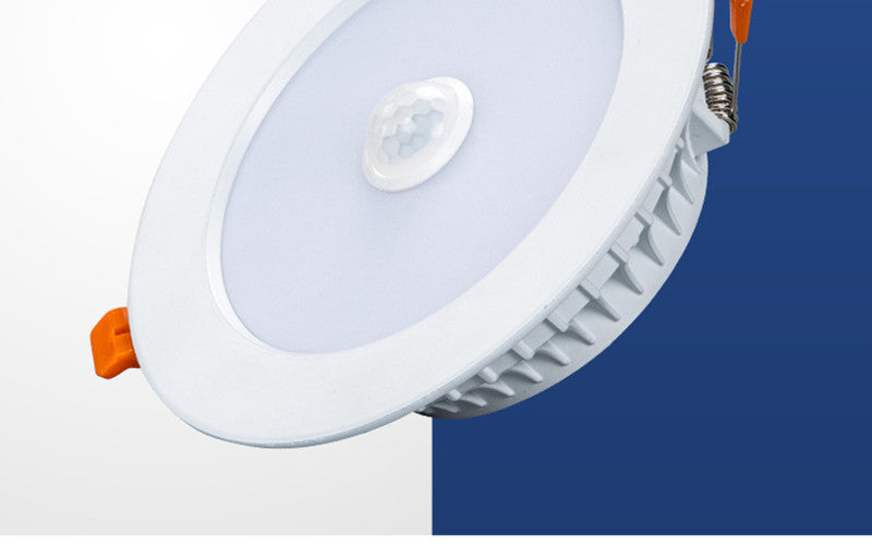 New 3W 5W 7W 9W 12W 30W Human Body Induction Downlight LED Downlight LED Waterproof IP42 For Garden Spotlight Balcony Park