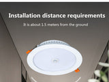 New 3W 5W 7W 9W 12W 30W Human Body Induction Downlight LED Downlight LED Waterproof IP42 For Garden Spotlight Balcony Park