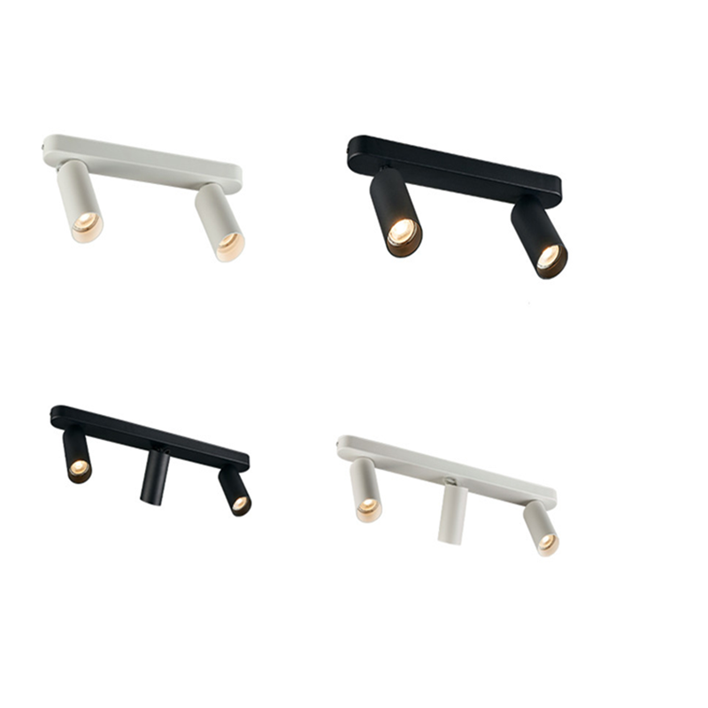 Dimmable Surface Mounted Ceiling Downlight 2x9W 2x12W AC85-265V GU10 Bulb Lamp COB Led Spot Light