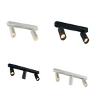 Dimmable Surface Mounted Ceiling Downlight 2x9W 2x12W AC85-265V GU10 Bulb Lamp COB Led Spot Light