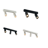 Dimmable Surface Mounted Ceiling Downlight 2x9W 2x12W AC85-265V GU10 Bulb Lamp COB Led Spot Light