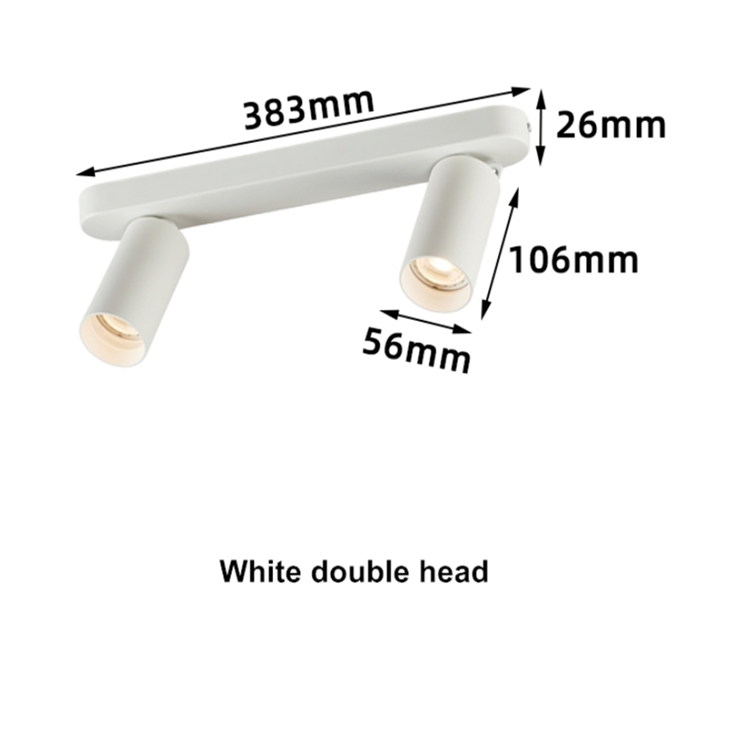 Dimmable Surface Mounted Ceiling Downlight 2x9W 2x12W AC85-265V GU10 Bulb Lamp COB Led Spot Light