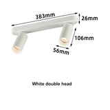 Dimmable Surface Mounted Ceiling Downlight 2x9W 2x12W AC85-265V GU10 Bulb Lamp COB Led Spot Light