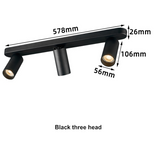 Dimmable Surface Mounted Ceiling Downlight 2x9W 2x12W AC85-265V GU10 Bulb Lamp COB Led Spot Light