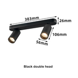 Dimmable Surface Mounted Ceiling Downlight 2x9W 2x12W AC85-265V GU10 Bulb Lamp COB Led Spot Light