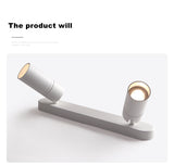 Dimmable Surface Mounted Ceiling Downlight 2x9W 2x12W AC85-265V GU10 Bulb Lamp COB Led Spot Light