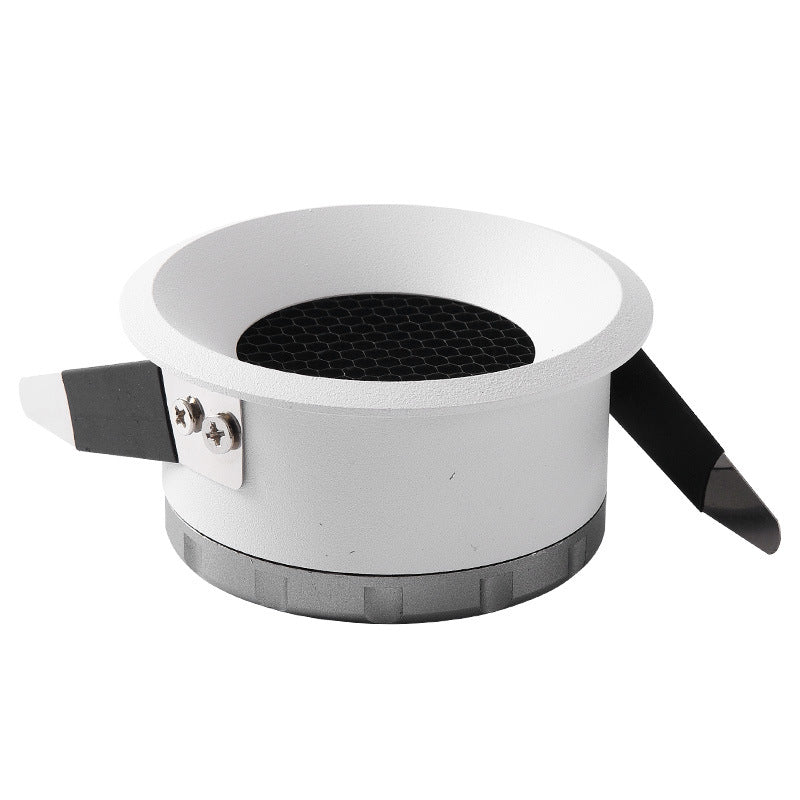 Dimmable Anti-Glare LED COB Recessed Downlight 110v 220v 5W 7W 9W 12W Round White Ceiling Spot Lights for Aisle Pic Background