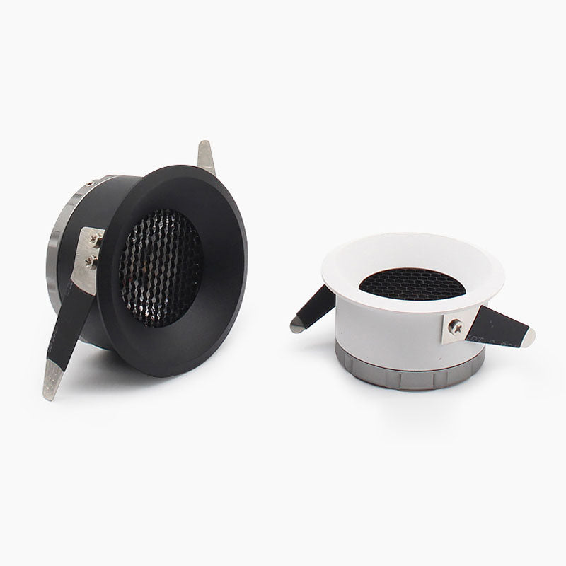 Dimmable Anti-Glare LED COB Recessed Downlight 110v 220v 5W 7W 9W 12W Round White Ceiling Spot Lights for Aisle Pic Background