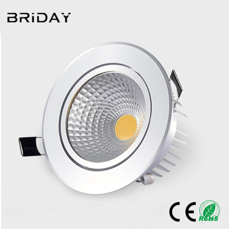 Dimmable Led downlight light COB Ceiling Spot Light 3w 5w 7w 9w 12w 15w 85-265V ceiling recessed Lights Indoor Lighting