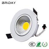 Dimmable Led downlight light COB Ceiling Spot Light 3w 5w 7w 9w 12w 15w 85-265V ceiling recessed Lights Indoor Lighting