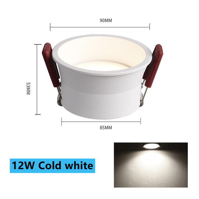 5W 7W 12W 20W COB Downlight Dimmable LED Ceiling Lamp 110V 220V Spotlight 3000K 4000K 6000K For Home Background Wall Lighting