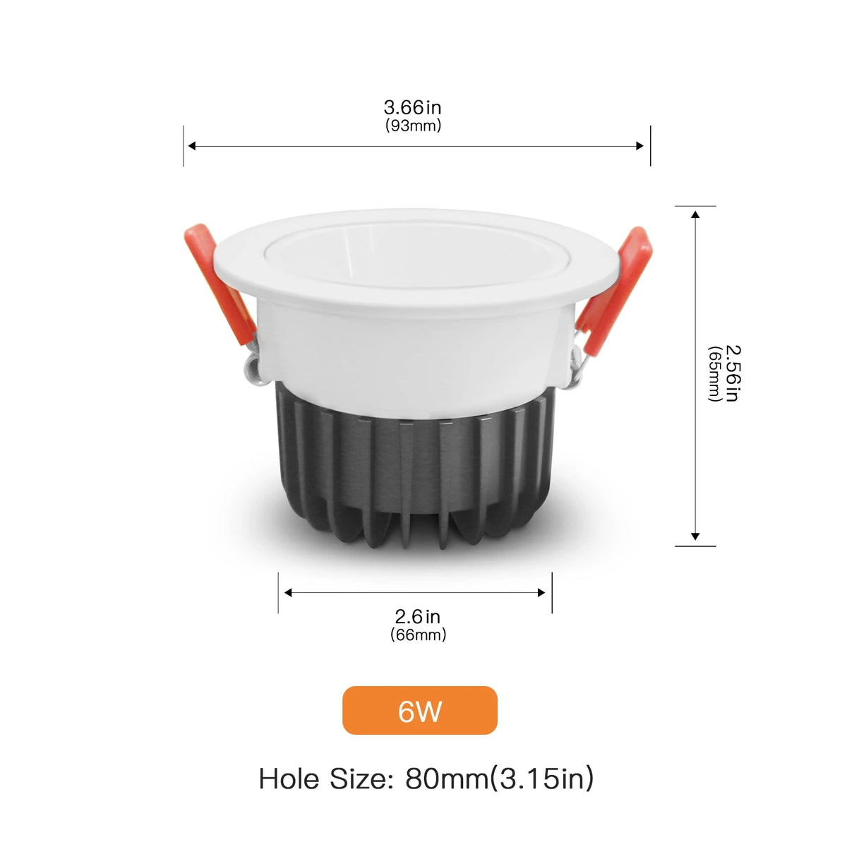 GLEDOPTO Zigbee Downlight 220V 110V 6W RGB CCT Smart Life Waterproof Spot LED Ceiling Light Work with Hub Tuya APP Voice Control