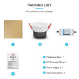 GLEDOPTO Zigbee Downlight 220V 110V 6W RGB CCT Smart Life Waterproof Spot LED Ceiling Light Work with Hub Tuya APP Voice Control