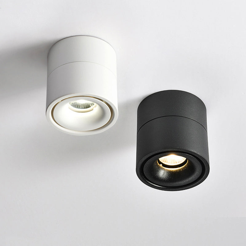 BRGT LED Spot Lights Surface Mounted Ceiling Lamp 5W7W12W Downlight Foco Foldable Track Light For Kitchen Store Indoor Lighting