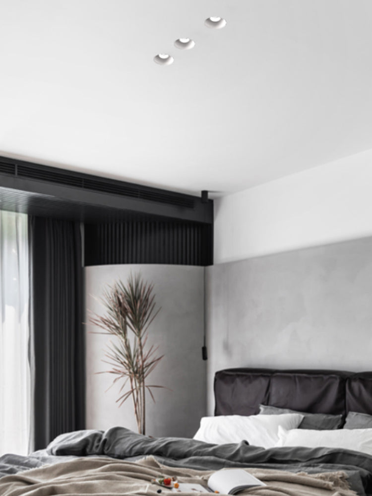 BRGT Borderless LED Spot Light Recessed Downlight Narrow Ceiling Lights Focus Lamp 220V For Kitchen Living Room Indoor Lighting