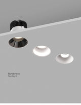 BRGT Borderless LED Spot Light Recessed Downlight Narrow Ceiling Lights Focus Lamp 220V For Kitchen Living Room Indoor Lighting