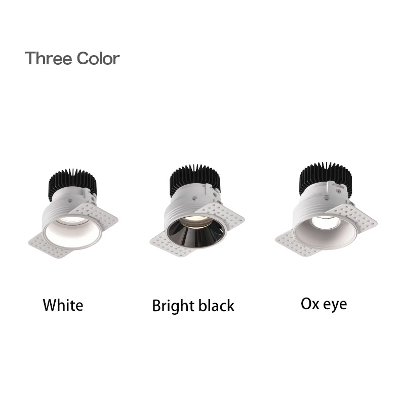 BRGT Borderless LED Spot Light Recessed Downlight Narrow Ceiling Lights Focus Lamp 220V For Kitchen Living Room Indoor Lighting