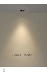 BRGT Borderless LED Spot Light Recessed Downlight Narrow Ceiling Lights Focus Lamp 220V For Kitchen Living Room Indoor Lighting