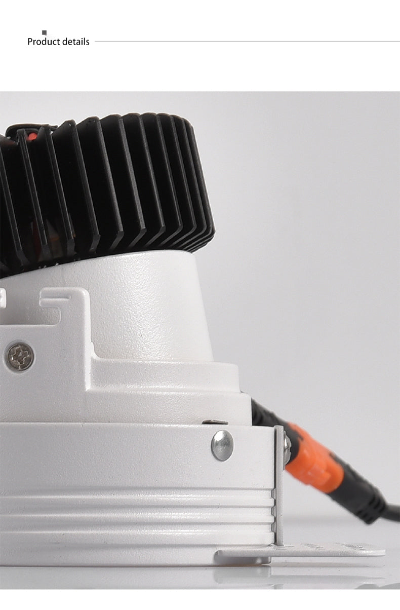 BRGT Borderless LED Spot Light Recessed Downlight Narrow Ceiling Lights Focus Lamp 220V For Kitchen Living Room Indoor Lighting