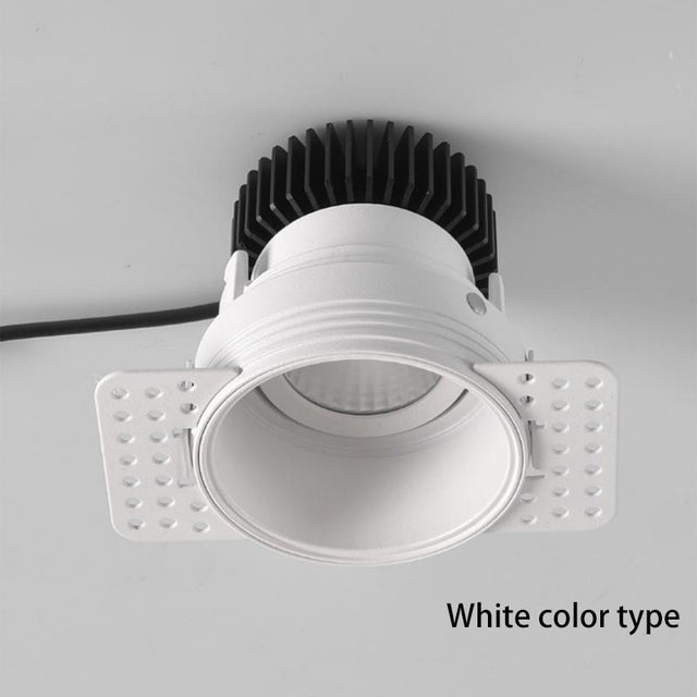 BRGT Borderless LED Spot Light Recessed Downlight Narrow Ceiling Lights Focus Lamp 220V For Kitchen Living Room Indoor Lighting