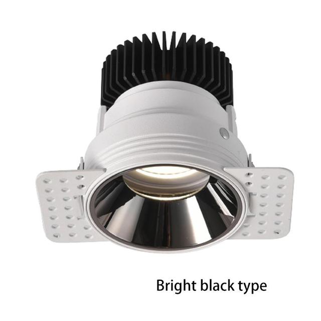 BRGT Borderless LED Spot Light Recessed Downlight Narrow Ceiling Lights Focus Lamp 220V For Kitchen Living Room Indoor Lighting