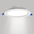 LED Smart Downlight Home Lighting Recessed 6 Pcs 20W 175V-250V Round Spotlight Smart Home Dimmable Indoor lights Fixture